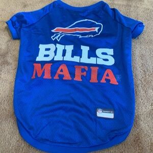 NFL Blue and Red Bills Mafia Dog Jersey